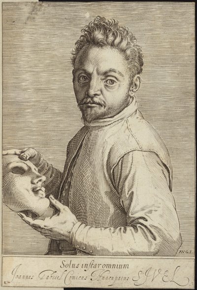 Retrato de Giovanni Gabrielli de Agostino Carracci
