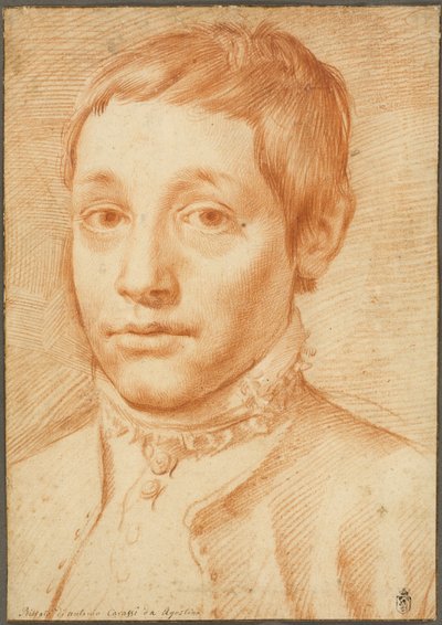 Retrato del hijo del artista, Antonio Carracci de Agostino Carracci