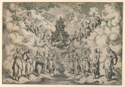 La armonía de las esferas de Agostino Carracci