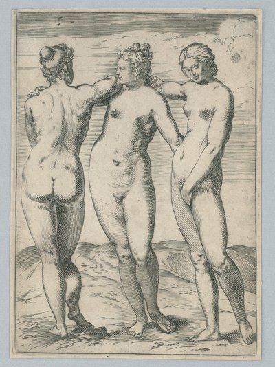 Las Tres Gracias de Agostino Carracci