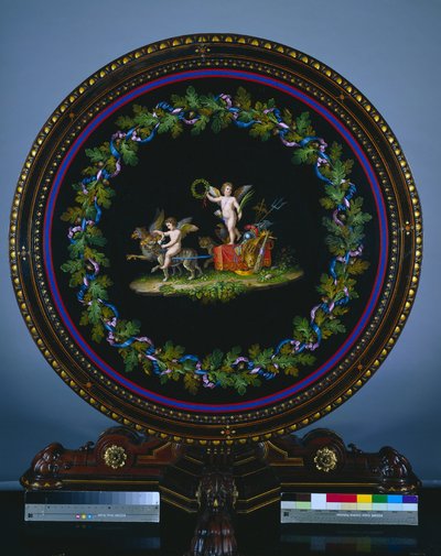 Center Table with Micromosaic Top, "Love Triumphant" de Agostino Francesangeli