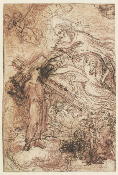 La Santísima Trinidad y la caída de Agostino Masucci (attributed to)