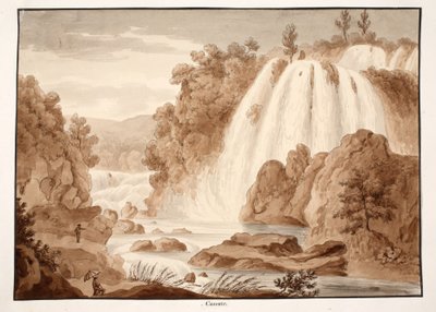 Cascada en Tívoli, 1833 de Agostino Tofanelli