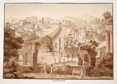Forum Romanum, 1833 de Agostino Tofanelli