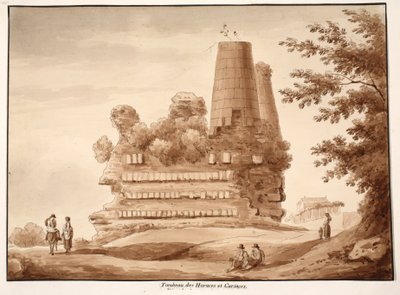 La tumba de los Horacios y Curiacios, 1833 de Agostino Tofanelli