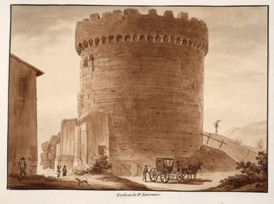 La Tumba de los Horacios y Curiacios, 1833 de Agostino Tofanelli