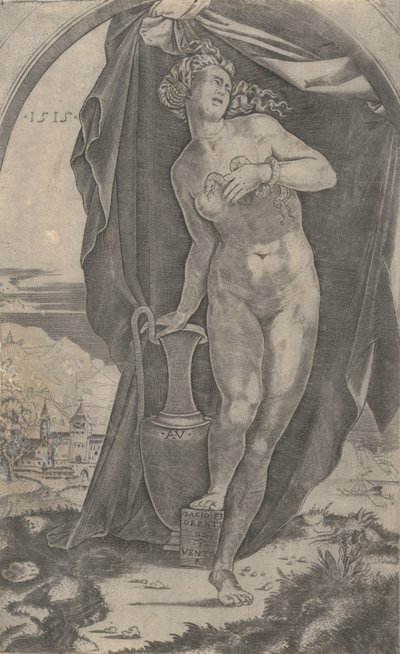 Cleopatra de Agostino Veneziano