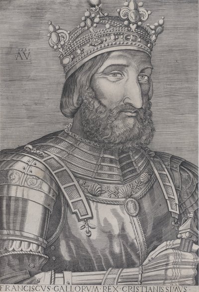 Francisco I, rey de Francia, 1536 de Agostino Veneziano