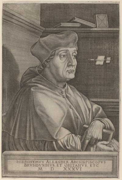 Jerónimo Alejandro, Arzobispo de Brindisi de Agostino dei Musi