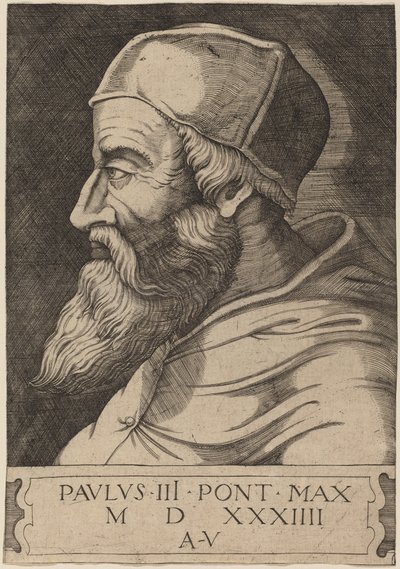 Papa Pablo III de Agostino dei Musi