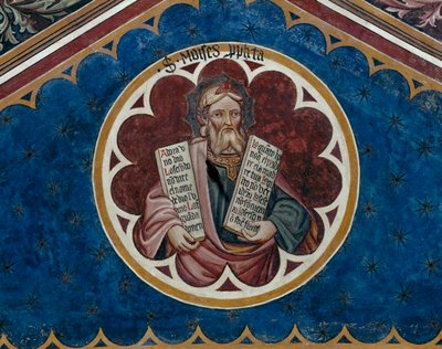 Moisés, detalle del cuarto tramo del techo de Agostino di Marsiglio