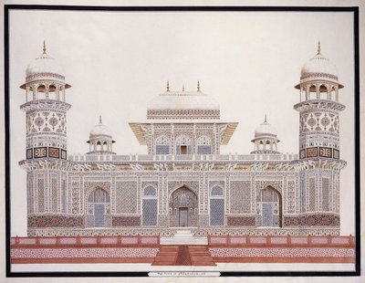 La Tumba de Etahmadowlah, c. 1815 de Agra School