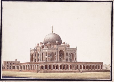 La tumba de Humayun, c.1820 de Agra School