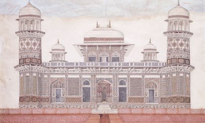 La tumba de Itmad-ud-daula, c.1815 de Agra School
