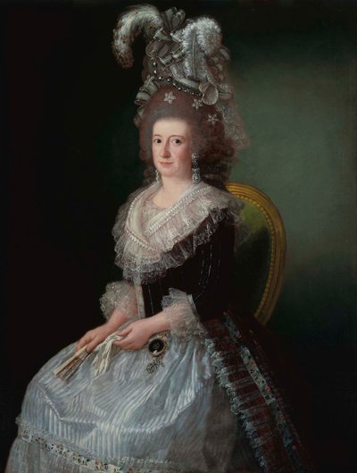Retrato de María Josefa Piscatori, marquesa de San Andrés (1757-1807), esposa de Pedro López de Lerena. de Agustín Esteve