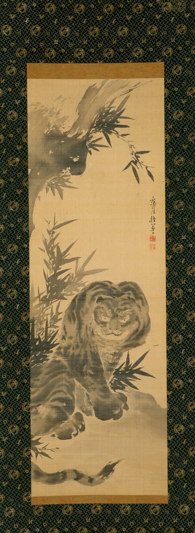 Tigre y bambú, principios del siglo XIX de Aigai Aigai