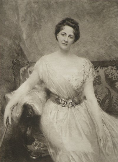 Moreau-vauthier 1906 plancha 32 aime morot madame archdeacon boisseaux 1895 de Aimé Nicolas Morot