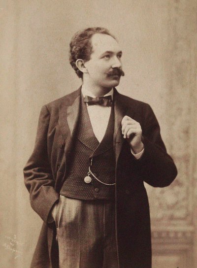 Retrato del pianista y compositor Leopold Godowsky de Aime Dupont