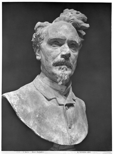 Busto de Henri Rochefort (1830-1913) (yeso) de Aime Jules Dalou