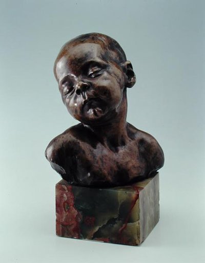 Niño durmiendo, c.1879 de Aime Jules Dalou