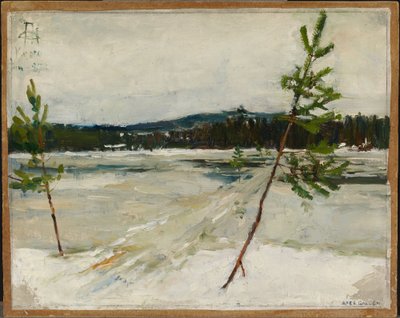 Sendero sobre el hielo de Akseli Gallen-Kallela