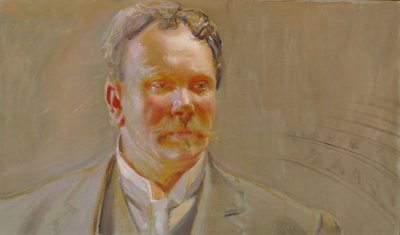 Retrato del profesor E. N. Setälä de Akseli Gallen-Kallela