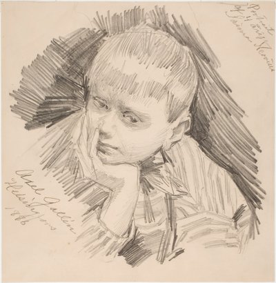 Saima Neovius, de cuatro años de Akseli Gallen-Kallela