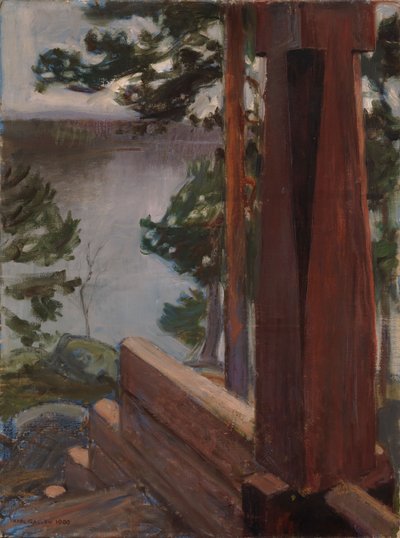 El porche de Kalela de Akseli Gallen-Kallela