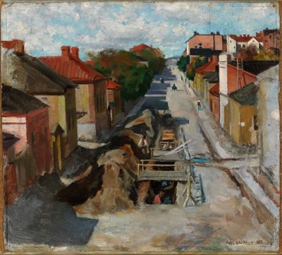 Vista desde Fredrikinkatu de Akseli Gallen-Kallela