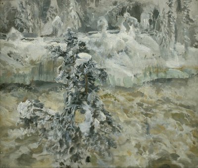 Imatra en invierno, 1893 de Akseli Gallen Kallela