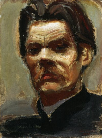 Retrato del autor Máximo Gorki 1868-1939, 1906 de Akseli Gallen Kallela
