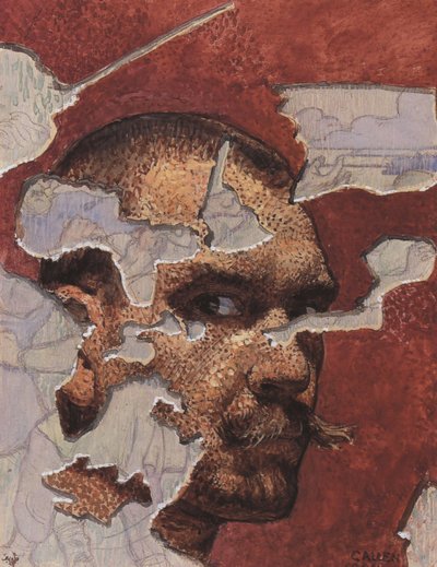 Autorretrato como fresco, 1894 de Akseli Gallen Kallela