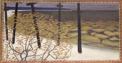 Otoño, las cinco cruces de Akseli Valdemar Gallen Kallela