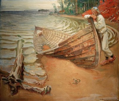 A.Gallen-Kallela, El bote lamentoso de Akseli Valdemar Gallen Kallela