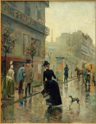 Bulevar en París de Akseli Valdemar Gallen Kallela