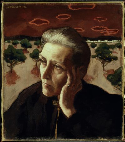 La madre del artista de Akseli Valdemar Gallen Kallela
