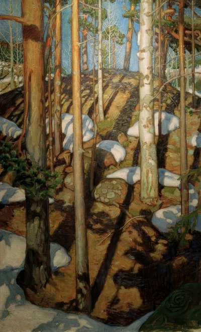 Primavera en Kalela de Akseli Valdemar Gallen Kallela