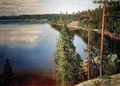 Paisaje en Ruovesi de Akseli Valdemar Gallen Kallela