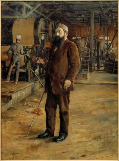 Retrato del industrial Gustav Adolf Serlachius de Akseli Valdemar Gallen Kallela