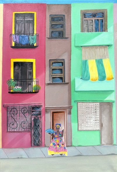 La Habana, 2021 (óleo sobre lienzo) de Akturk Yasemin