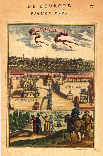 Moscú, 1683 de Alain Manesson Mallet