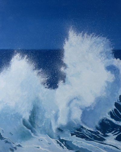 Dos pequeñas olas rompiendo, 1989 de Alan Byrne