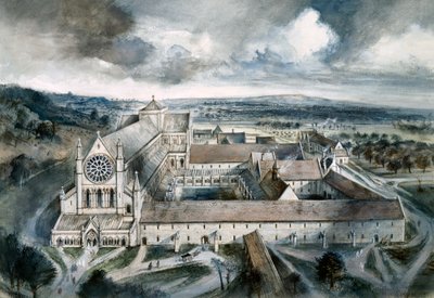 Abadía de Byland, 1539, c1960s de Alan Ernest Sorrell