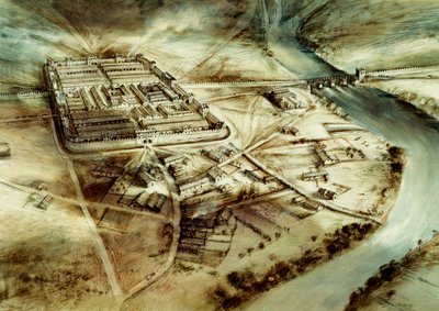 Fuerte romano de Chester, siglo II, c. 1960s de Alan Ernest Sorrell