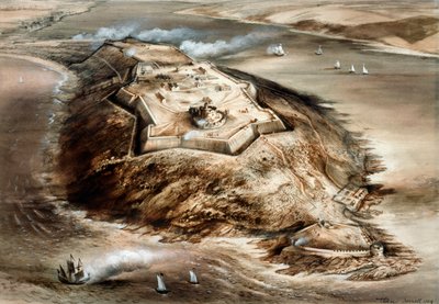 Castillo de Pendennis, siglo XVI, c1960s de Alan Ernest Sorrell