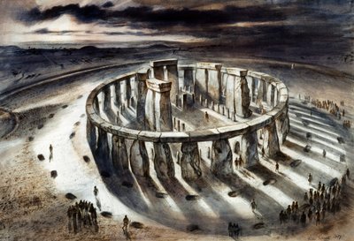 Stonehenge 1000 a.C., c. 1960s de Alan Ernest Sorrell
