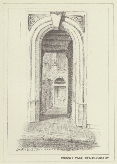 Brooks Yard, Upper Thames Street de Alan Stapleton