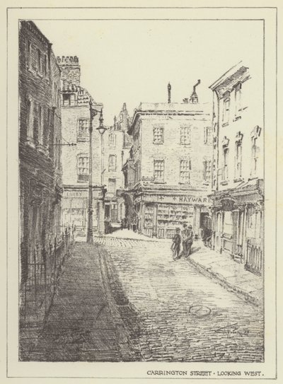 Calle Carrington, mirando al oeste de Alan Stapleton
