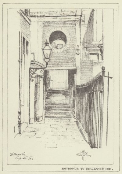 Entrada a Serjeants Inn de Alan Stapleton
