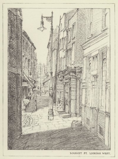 Calle del Mercado, mirando al oeste de Alan Stapleton